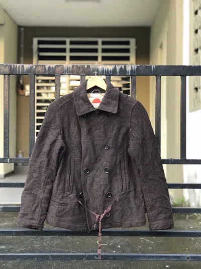 Pre-owned Issey Miyake Vintage Tsumori Chisato By  Short Coat Jacket In Brown
