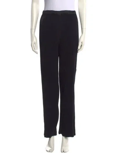 Pre-owned Issey Miyake Vintage Wide Leg Pants In Black