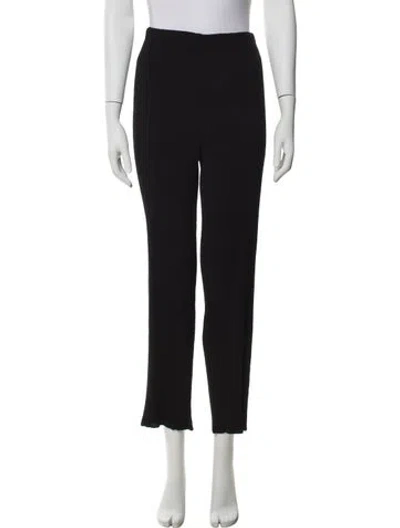 Pre-owned Issey Miyake Vintage Wide Leg Pants In Black