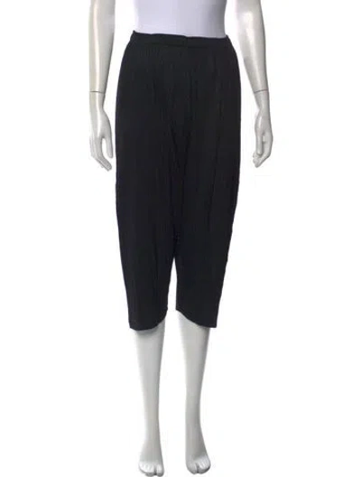 Pre-owned Issey Miyake Vintage Wide Leg Pants In Black