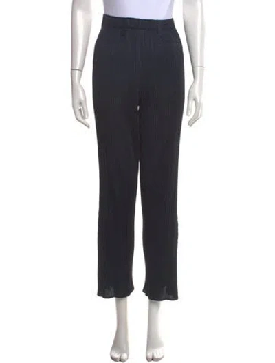 Pre-owned Issey Miyake Vintage Wide Leg Pants In Blue