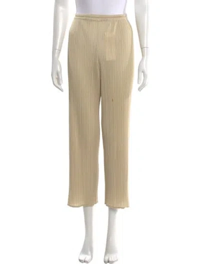 Pre-owned Issey Miyake Vintage Wide Leg Pants In Neutral