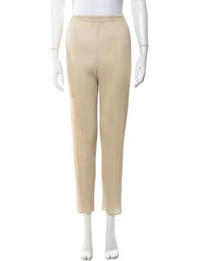 Pre-owned Issey Miyake Vintage Wide Leg Pants In Neutral