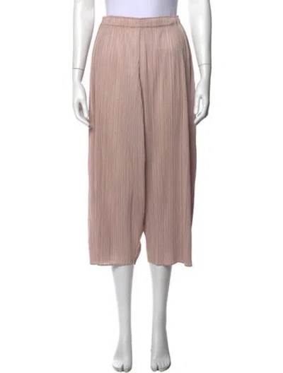 Pre-owned Issey Miyake Vintage Wide Leg Pants In Neutral