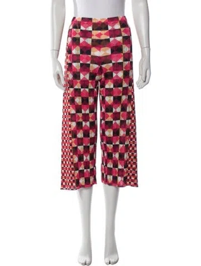 Pre-owned Issey Miyake Vintage Wide Leg Pants In Pink