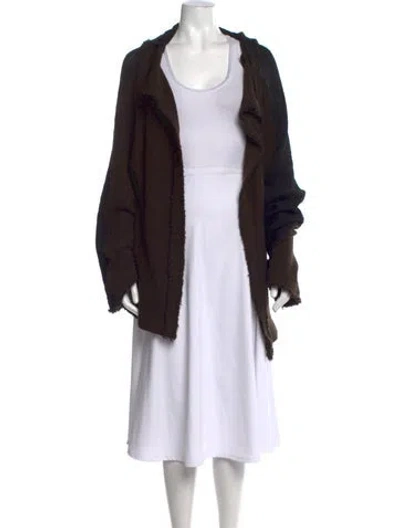Pre-owned Issey Miyake Vintage Wool Sweater In Black/brown