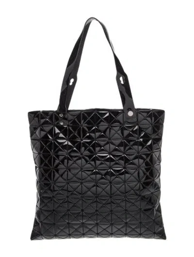 Pre-owned Issey Miyake Vinyl Tote In Black