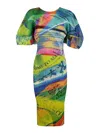 Issey Miyake Pleats Please  Voyager Dress Clothing In Blue