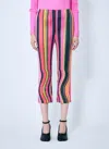 Issey Miyake Warp Pleated Pants In Multicolour