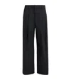 Issey Miyake Washi Ensemble U Trousers In Black