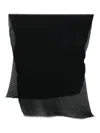 Issey Miyake Washi Pleats Scarf In Black