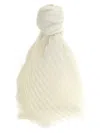 Issey Miyake Washi Pleats Scarves And Foulards White In Neutral
