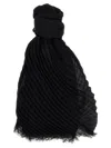 Issey Miyake Basic Madame-t Small Scarves And Foulards Black