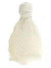 Issey Miyake Washi Pleats Scarves And Foulards White In Neutral