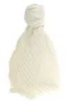 Issey Miyake Washi Pleats Scarves And Foulards White In Neutral