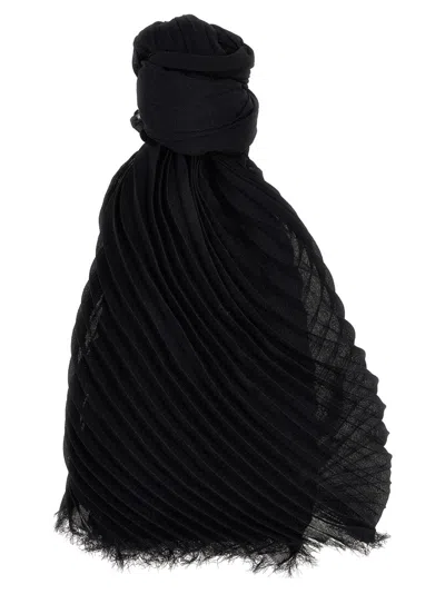 Issey Miyake 'washi Pleats' Stole In Black