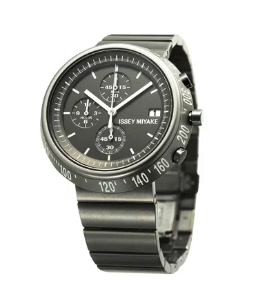 Pre-owned Issey Miyake Watch Trapezoid Silaz003, Stainless Steel, Unisex