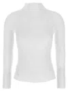 Issey Miyake White Chiffon Twist-56 Sweater