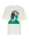 Issey Miyake Graphic-print T-shirt In Blackxgreen
