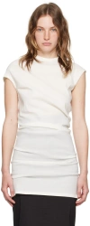 Issey Miyake White Membrane Blouse In 02 Off White