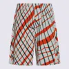 Issey Miyake White Multicolor Shorts