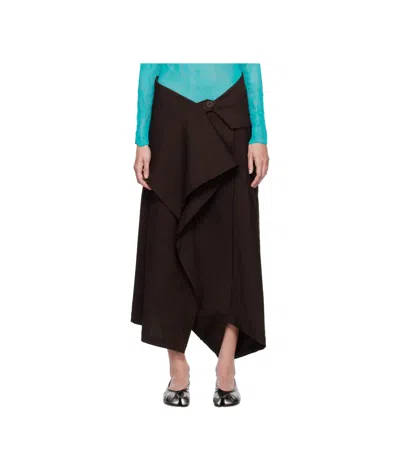 Issey Miyake Wide-leg Casual Pants In Black