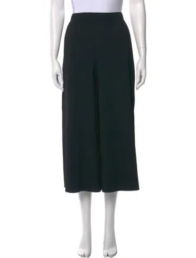 Pre-owned Issey Miyake Wide Leg Pants In Black