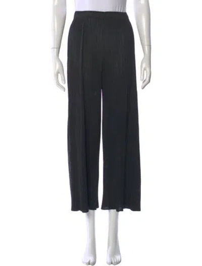 Pre-owned Issey Miyake Wide Leg Pants In Black
