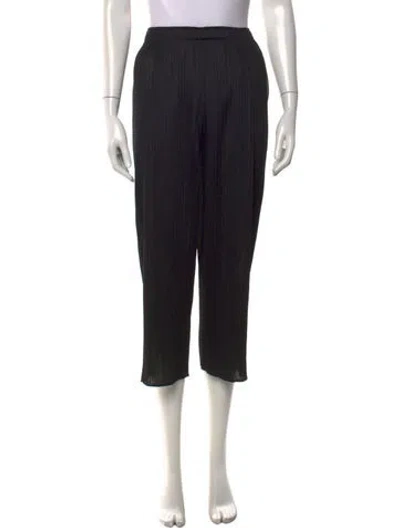 Pre-owned Issey Miyake Wide Leg Pants In Black