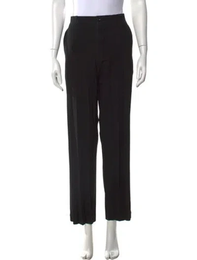 Pre-owned Issey Miyake Wide Leg Pants In Black
