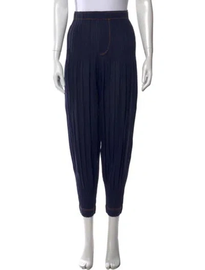 Pre-owned Issey Miyake Wide Leg Pants In Black