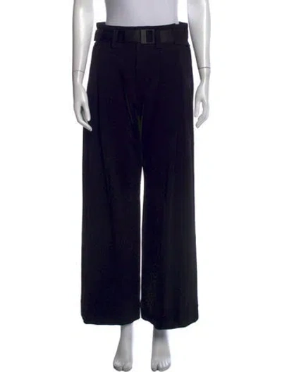 Pre-owned Issey Miyake Wide Leg Pants In Black