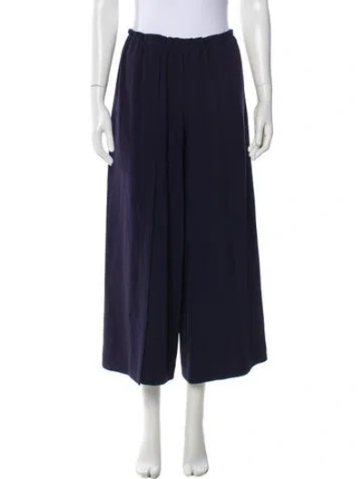 Pre-owned Issey Miyake Wide Leg Pants In Blue