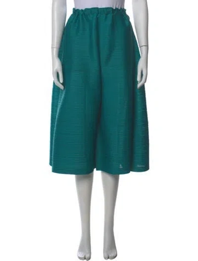 Pre-owned Issey Miyake Wide Leg Pants In Blue