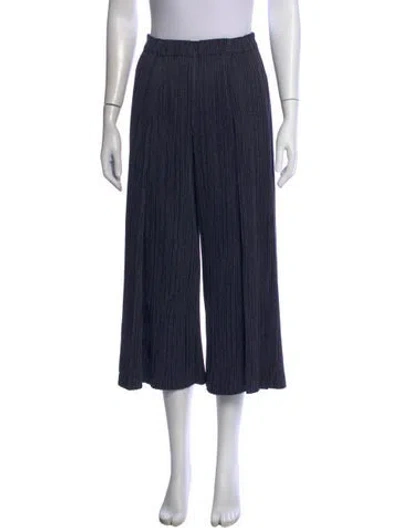 Pre-owned Issey Miyake Wide Leg Pants In Blue