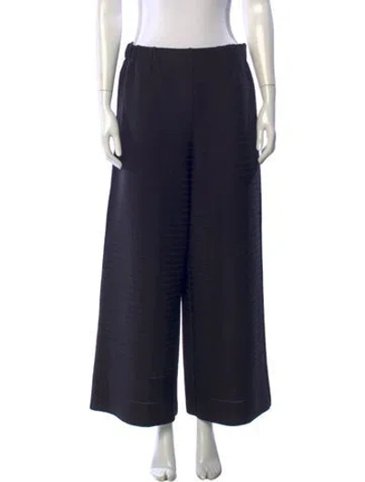 Pre-owned Issey Miyake Wide Leg Pants In Blue