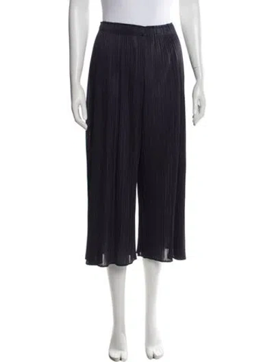 Pre-owned Issey Miyake Wide Leg Pants In Blue