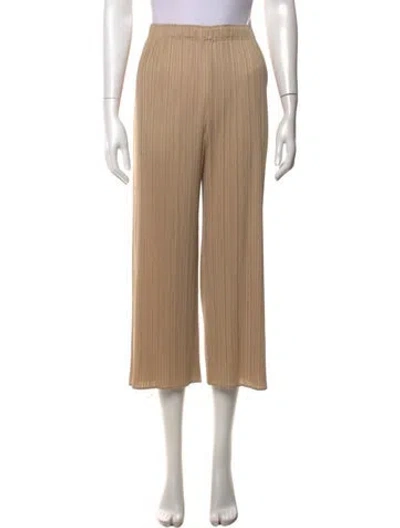 Pre-owned Issey Miyake Wide Leg Pants In Brown/neutrals