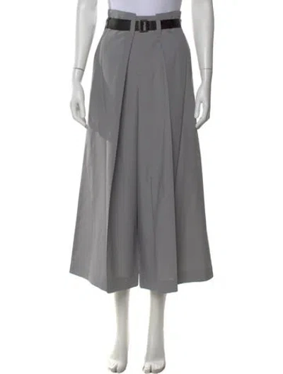 Pre-owned Issey Miyake Wide Leg Pants In Gray