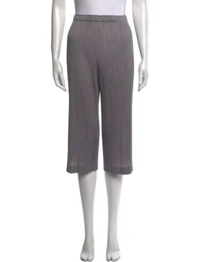 Pre-owned Issey Miyake Wide Leg Pants In Gray