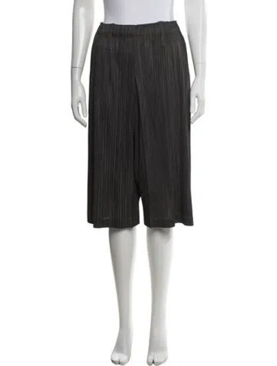 Pre-owned Issey Miyake Wide Leg Pants In Green