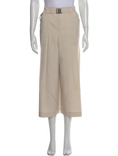 Pre-owned Issey Miyake Wide Leg Pants In Neutral
