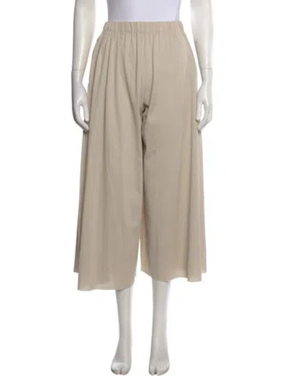 Pre-owned Issey Miyake Wide Leg Pants In Neutral