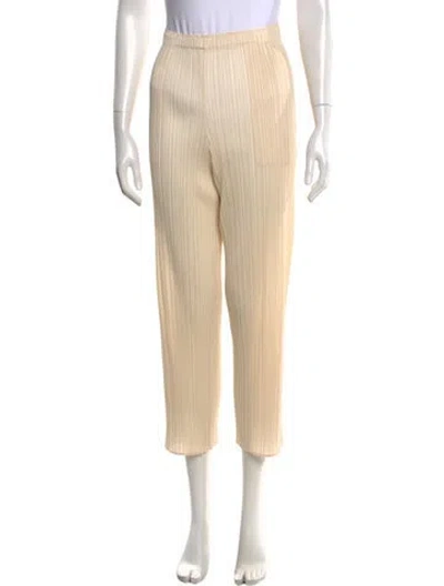 Pre-owned Issey Miyake Wide Leg Pants In Neutral
