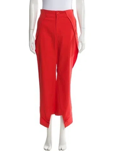 Pre-owned Issey Miyake Wide Leg Pants In Orange
