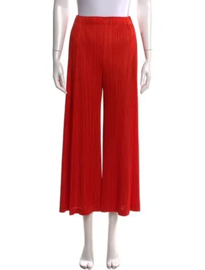 Pre-owned Issey Miyake Wide Leg Pants In Orange