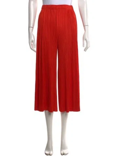 Pre-owned Issey Miyake Wide Leg Pants In Orange