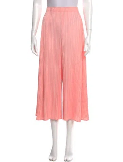 Pre-owned Issey Miyake Wide Leg Pants In Pink
