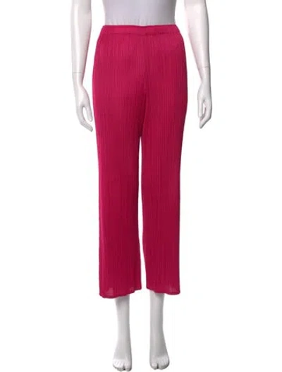 Pre-owned Issey Miyake Wide Leg Pants In Pink