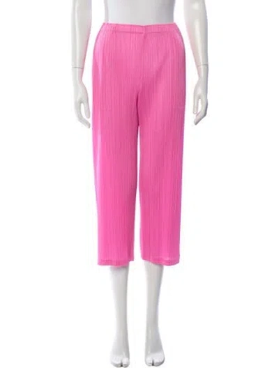 Pre-owned Issey Miyake Wide Leg Pants In Pink